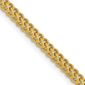 14KT Yellow Gold 24-inch 2.2MM Franco Chain