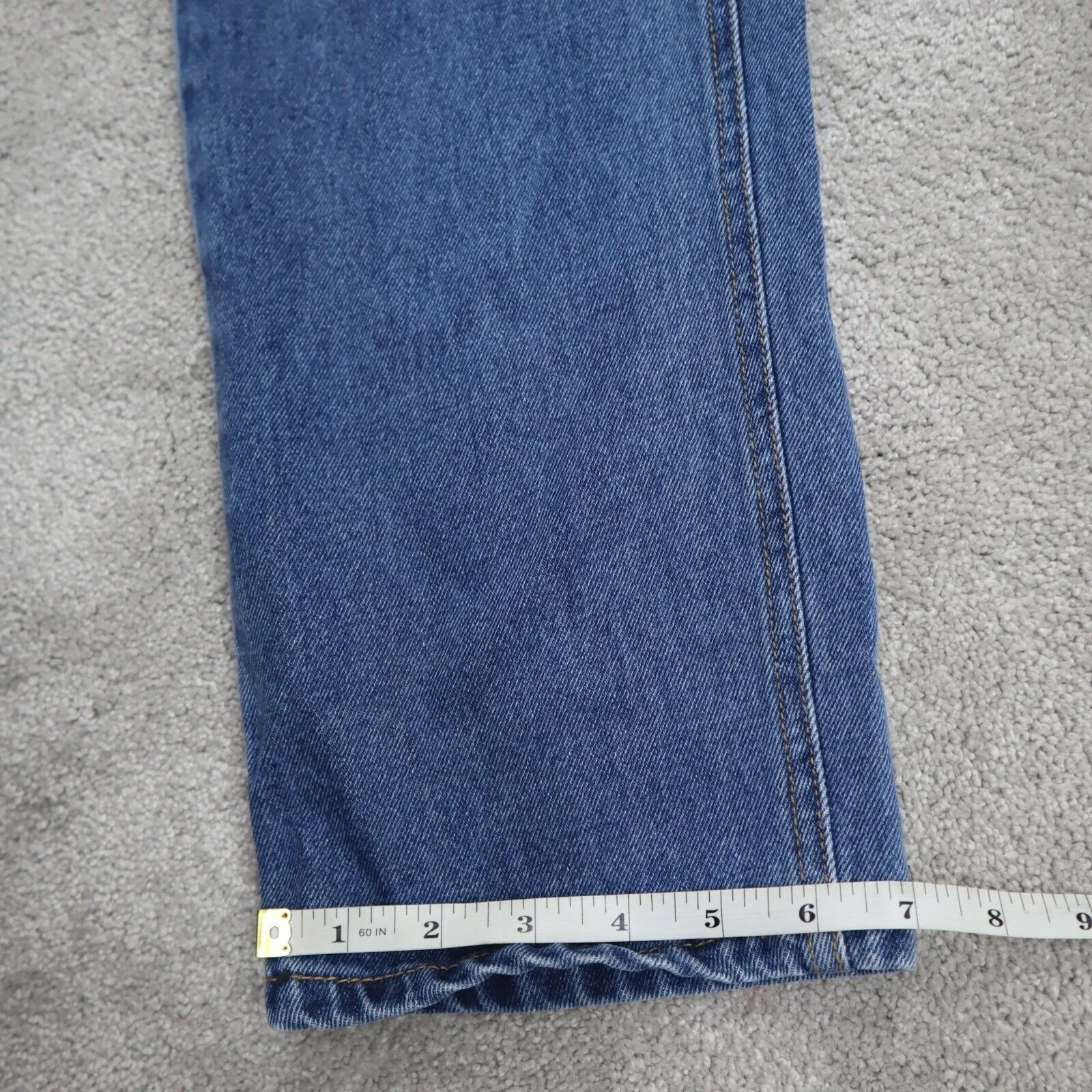 Berne Apparel Womens Jeans Tapered Leg P5213DNR 100% Cotton Blue Size W30XL34