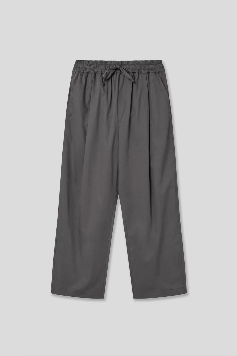 EDUARDO Cotton Drawstring Wide Fit Cropped Casual Pants for Men and Women.