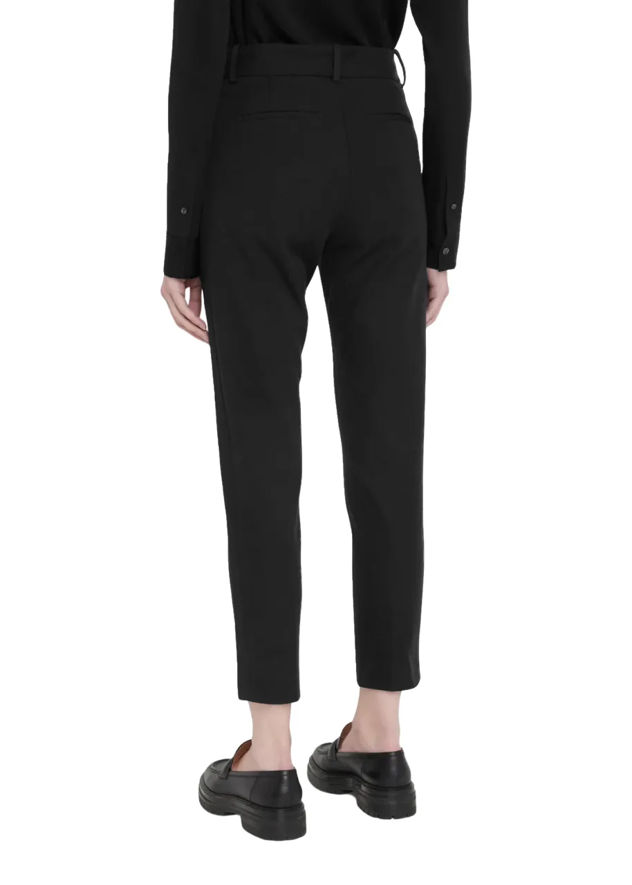 Le Crop Cigarette Trouser - Noir