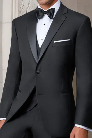 "Kingston" Black Tuxedo Jacket (Separates)