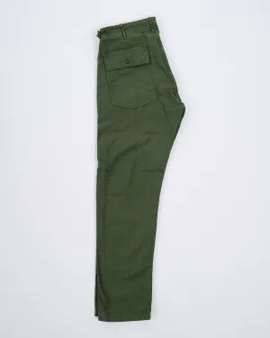 SLIM FIT FATIGUE PANTS GREEN