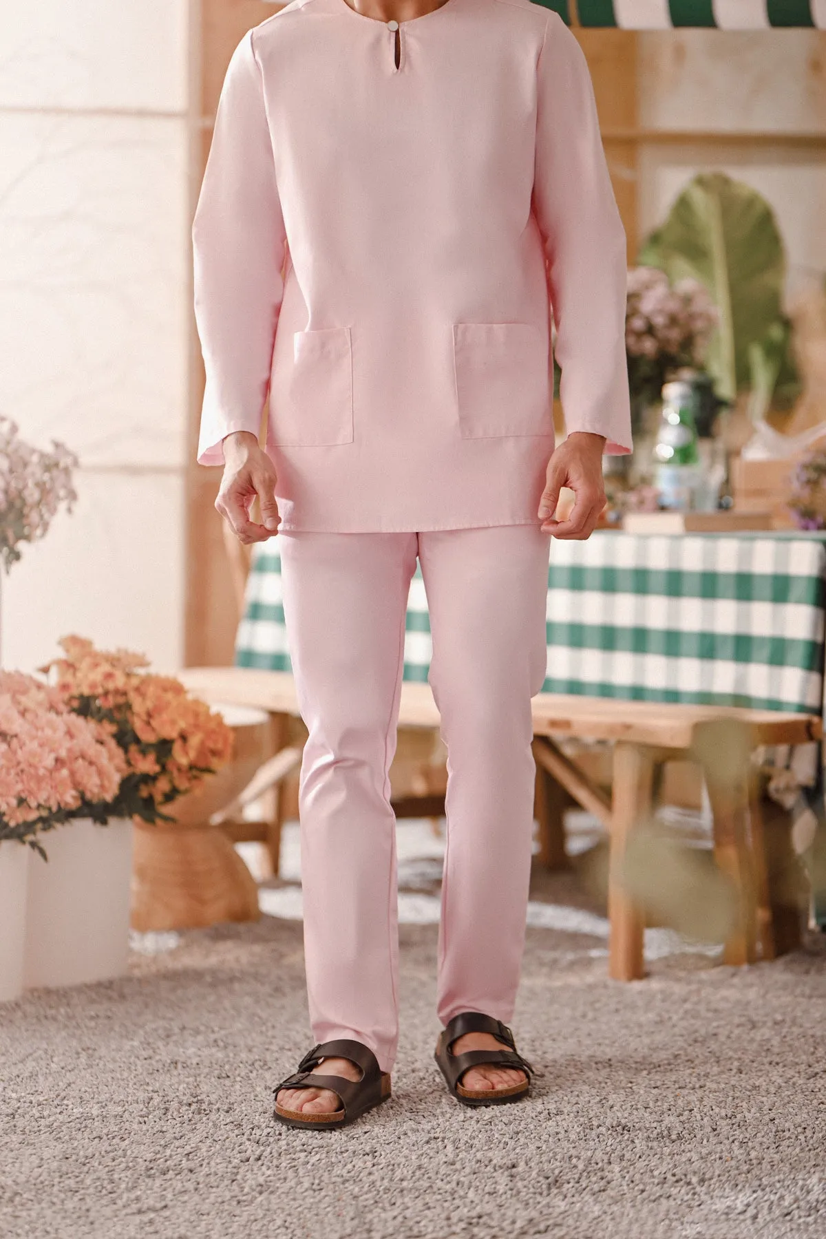 The Perfect Men Slim Fit Pants - Pink