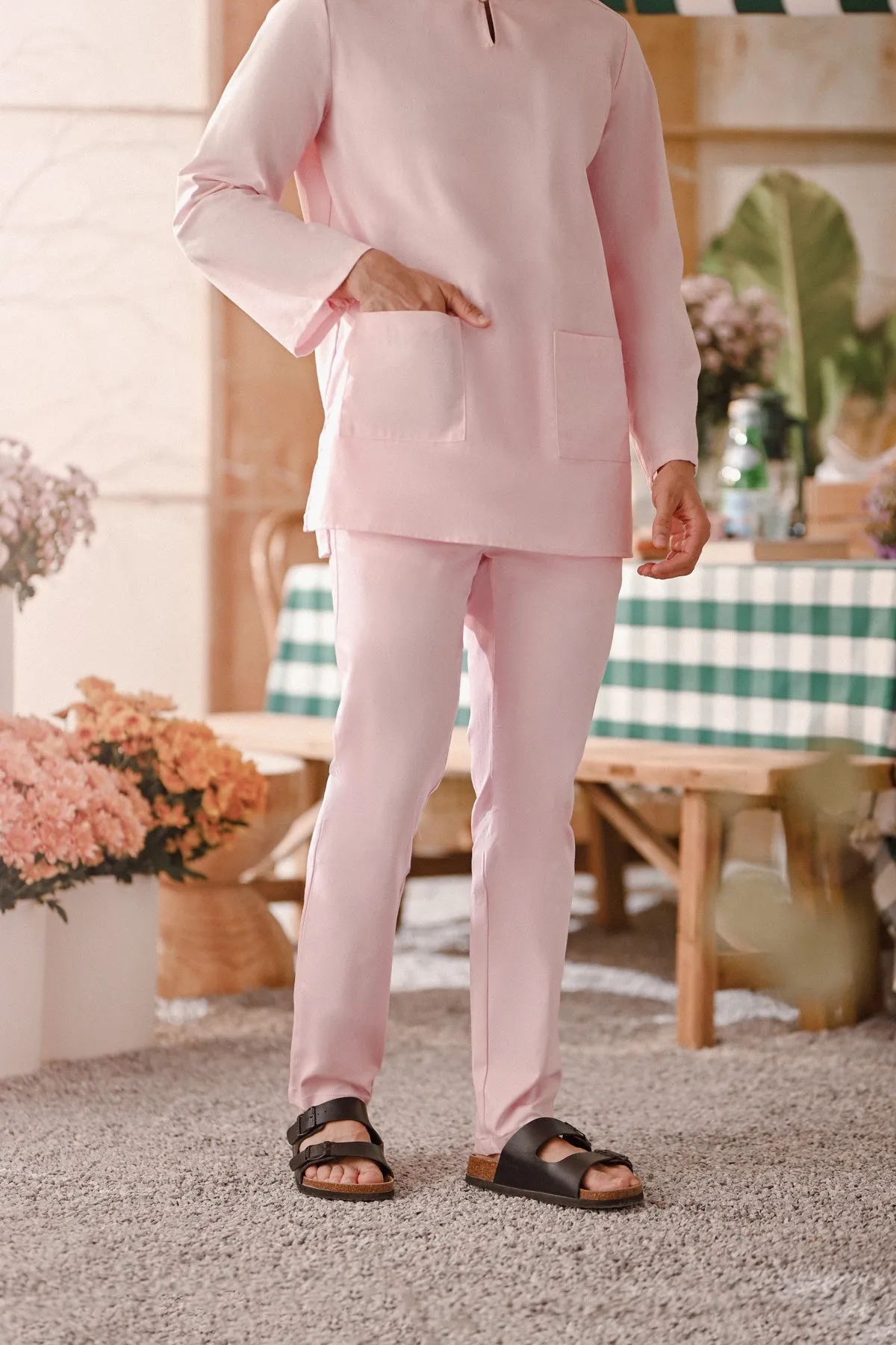 The Perfect Men Slim Fit Pants - Pink