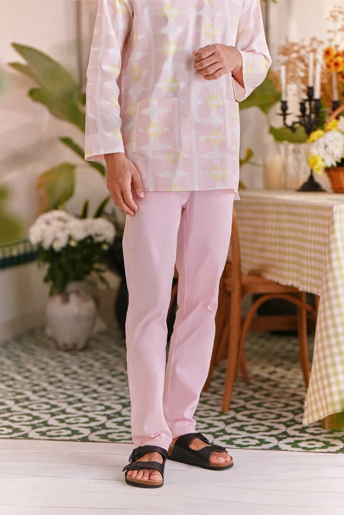 The Perfect Men Slim Fit Pants - Pink