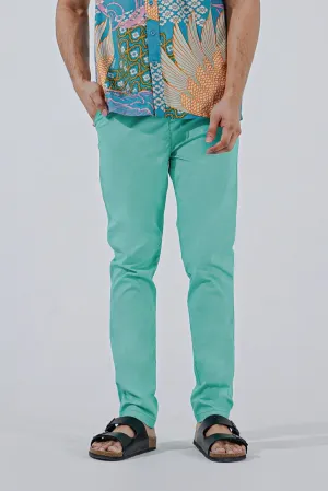 The Perfect Men Slim Fit Pants - Tiffany Green