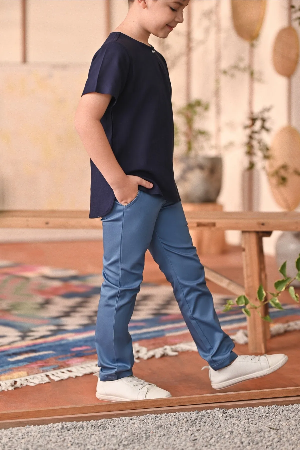 The Perfect Slim Fit Pants - Blue West