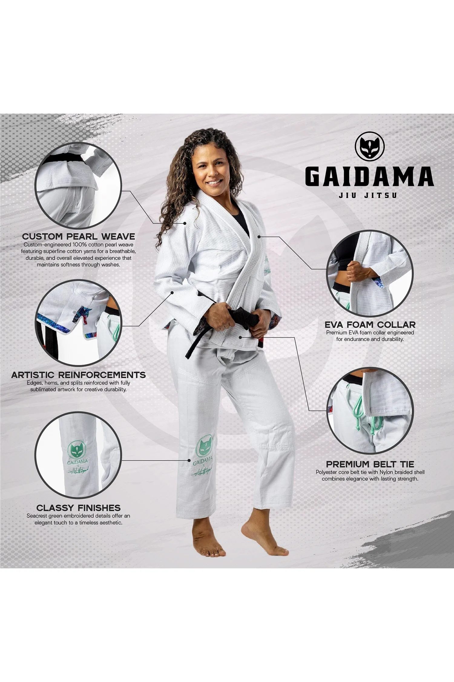 Women's Gaidama x Antoinette Wysocki Perfect Fit Jiu Jitsu Gi - Pants